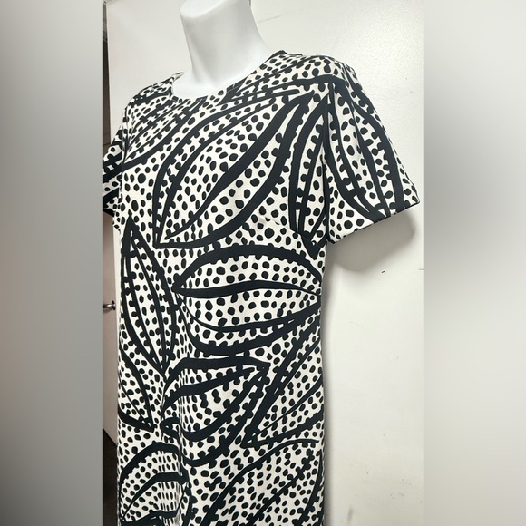 Ann Taylor Cheetah Leaf Shift Dress - Picture 3 of 9